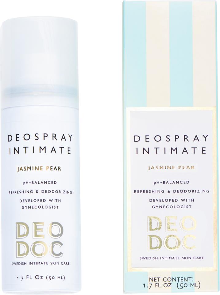 DeoDoc Intimate deospray 0 % aluminium Jasmine Pear