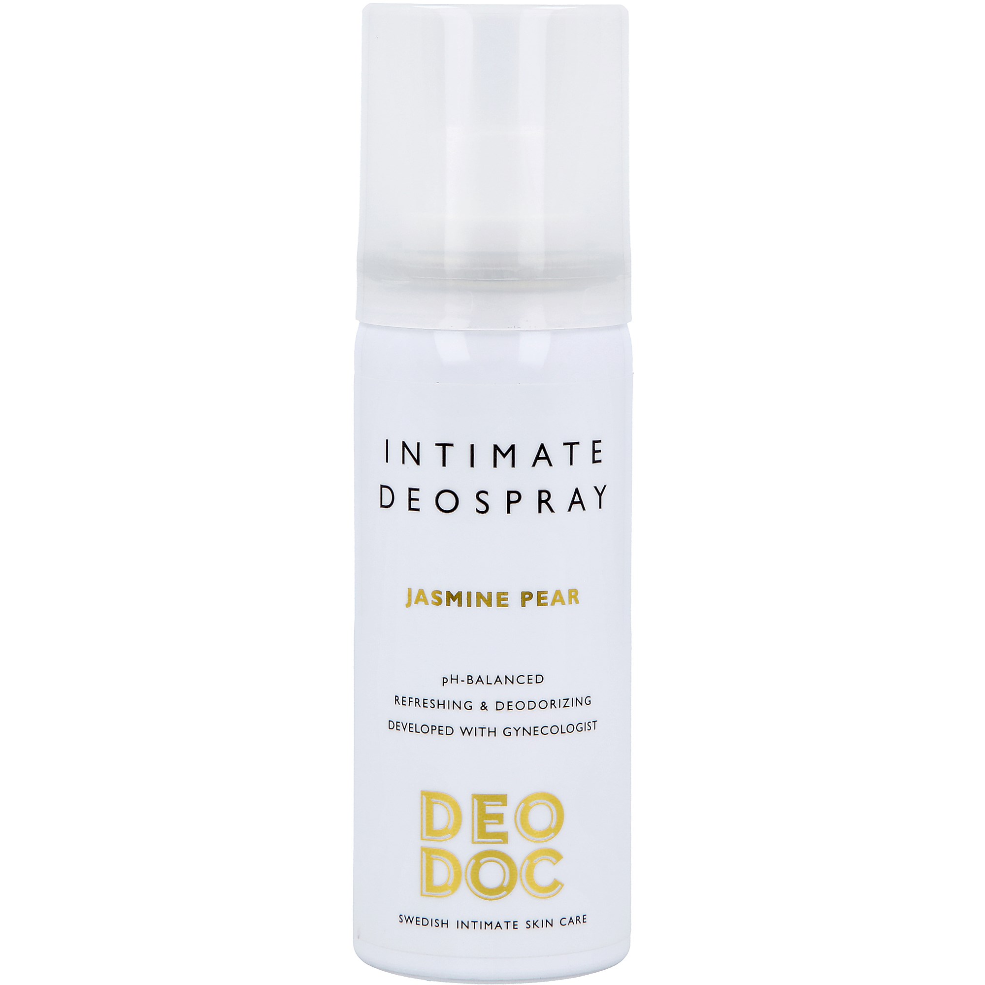 DeoDoc Intimate deospray 0 % aluminium Jasmine Pear 50 ml