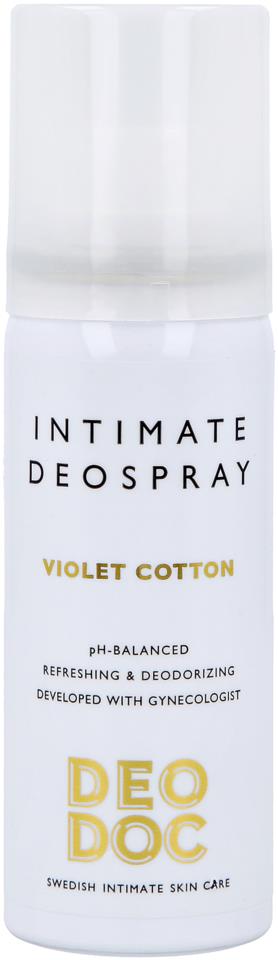 DeoDoc Intimate deospray 0 % aluminium Violet Cotton