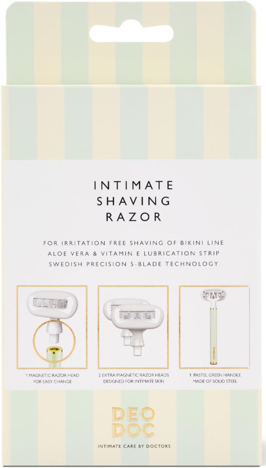 DeoDoc Intimate Shaving Razor Green | lyko.com