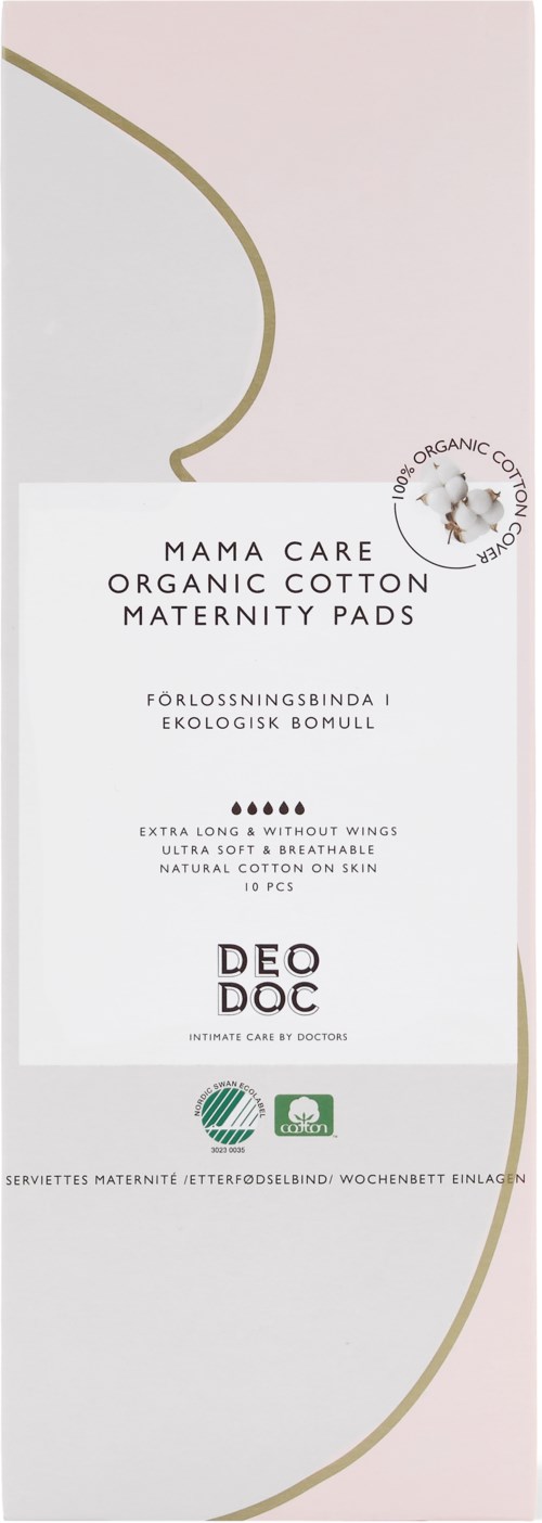 DeoDoc Maternity Pads With 100% Cotton 10 st