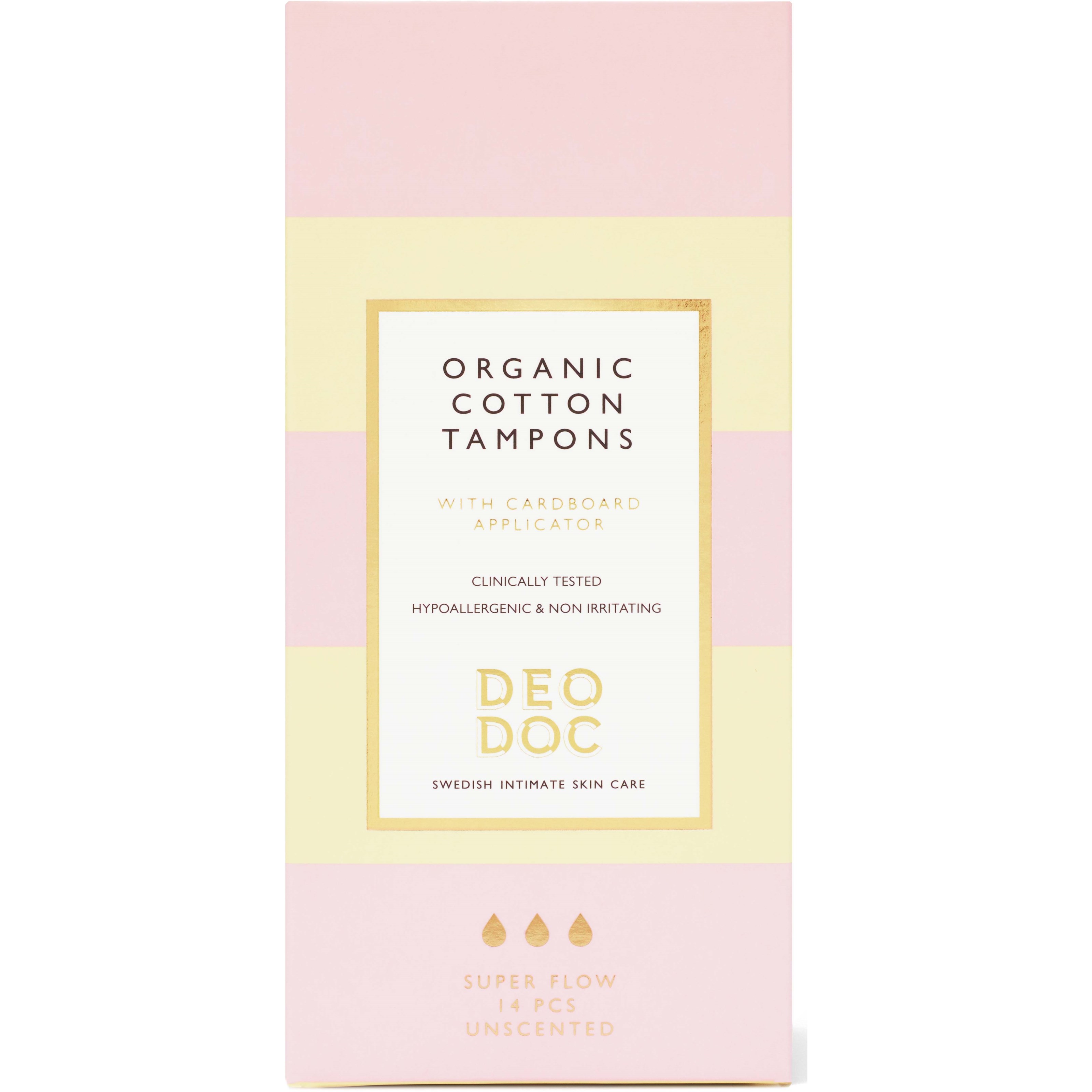 DeoDoc Organic Cotton Tampons Super