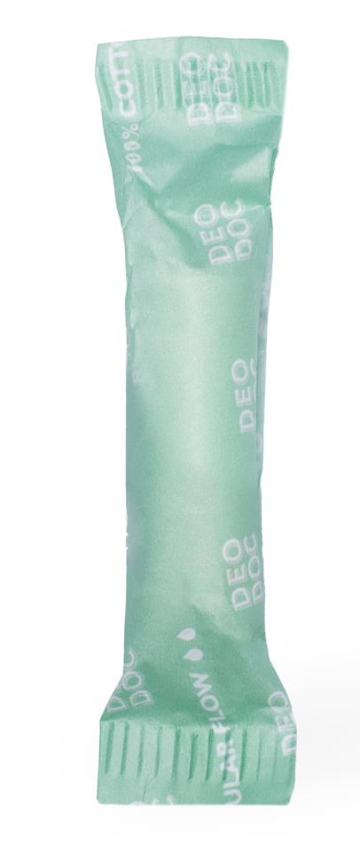DeoDoc Organic Cotton Tampons Without Applicator Regular 18st