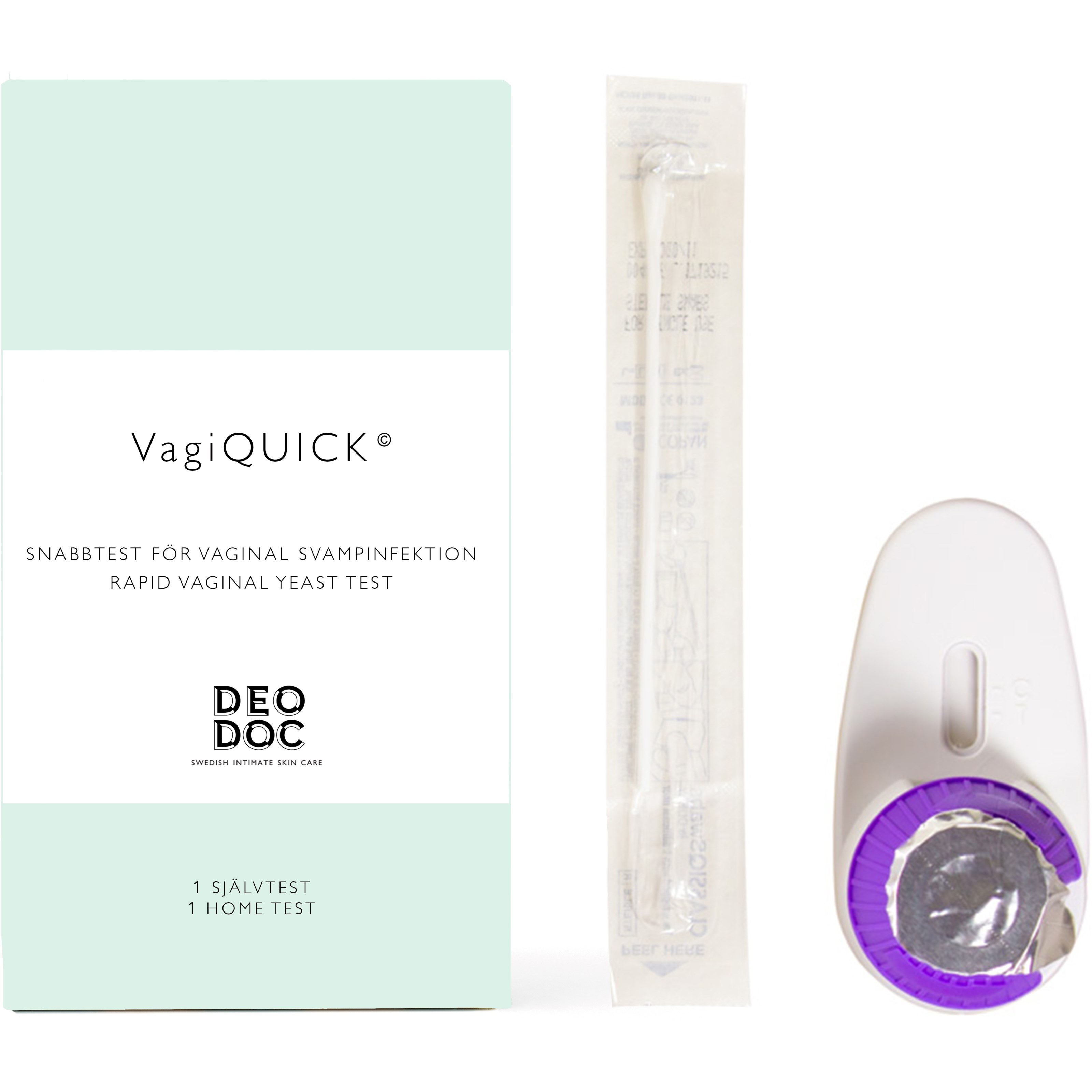 Läs mer om DeoDoc VagiQUICK - Självtest för vaginal svamp
