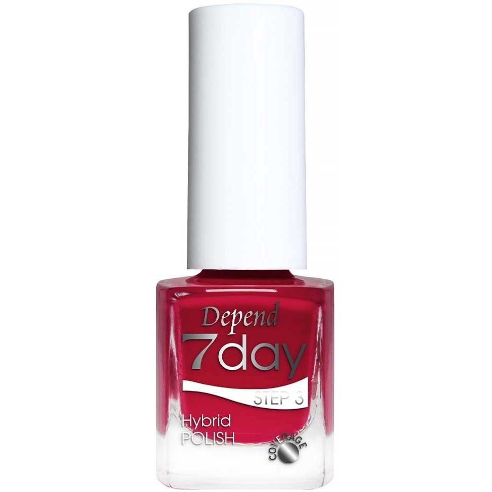 Läs mer om Depend 7day Linnea Collection Hybrid Polish 7281 Red Red Lips