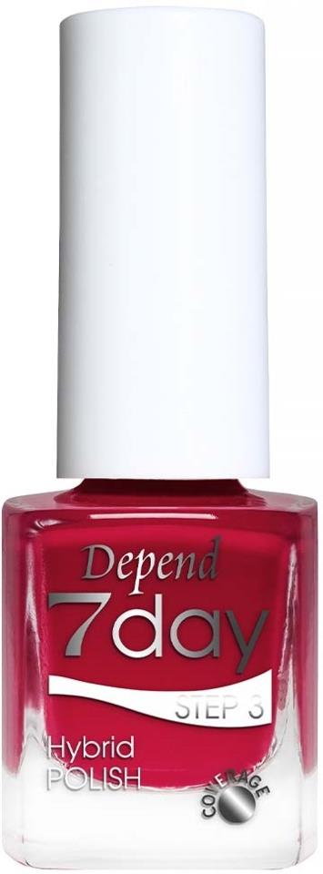 Depend 7day Linnea Collection Hybrid Polish 7281 Red Red Lips