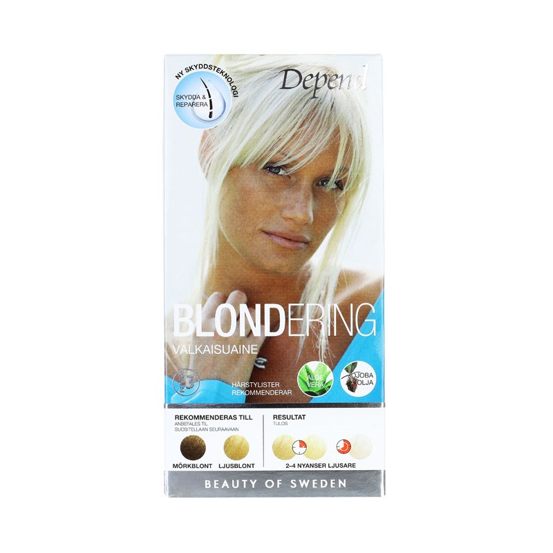 Läs mer om Depend Blondering för Hår Mörkblondt-Ljusblondt