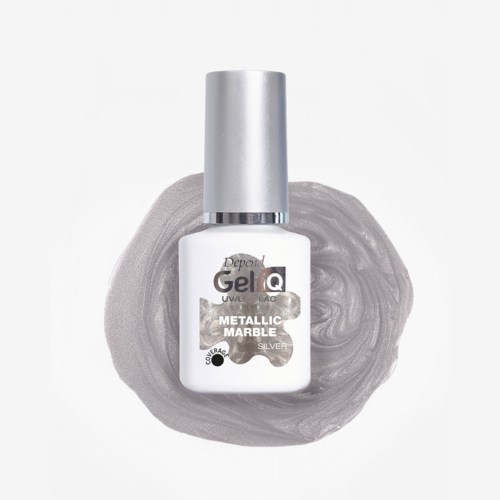 Depend Gel iQ Effects Metallic Marble Silver