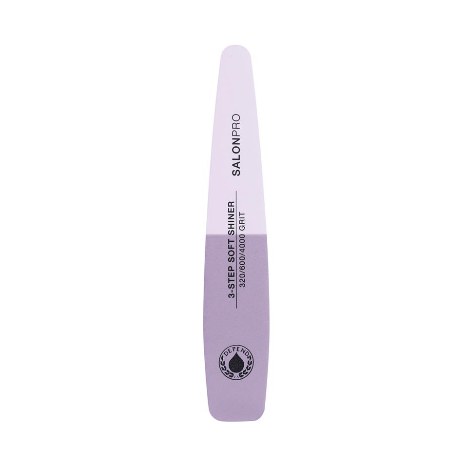 Depend Cosmetic Nail file SalonPro 3-Step Soft Shiner