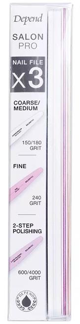 Depend Nail File X3 SalonPro Kit