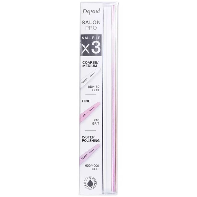 Depend Nail File X3 SalonPro Kit