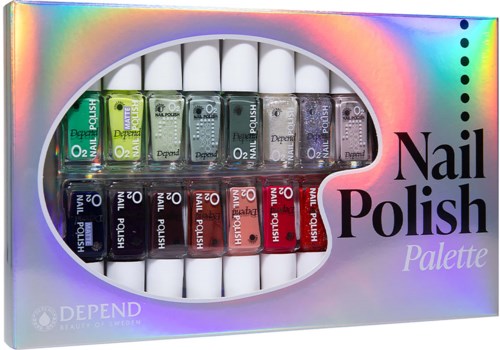 Depend O2 Christmas O2 Nail Polish Palette 15-pack