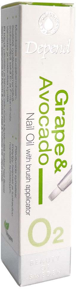 Depend O2 Nail Care Grape & Avocado Nail Oil (Tube) 5 ml