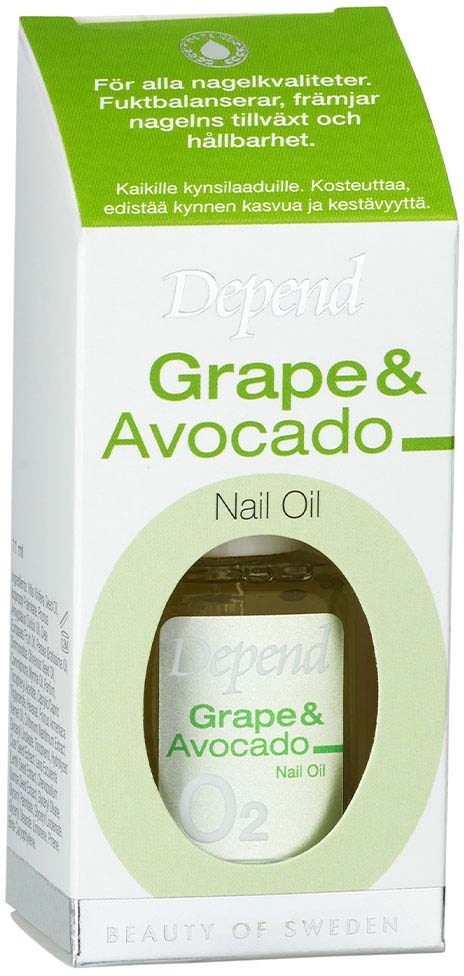 Depend O2 Nail Care Grape & Avocado Nail Oil 11 ml