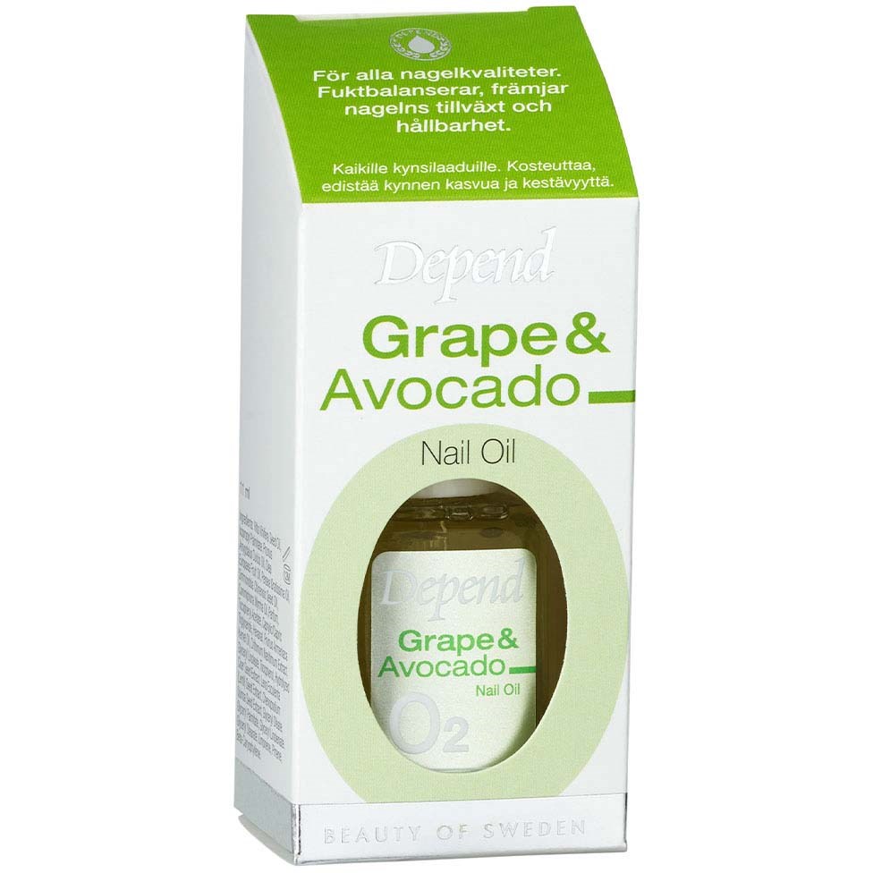 Depend O2 Nail Care Grape & Avocado Nail Oil 11 ml