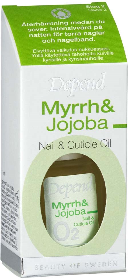 Depend O2 Nail Care Myrra & Jojoba Nail & Cuticle Oil 11 ml