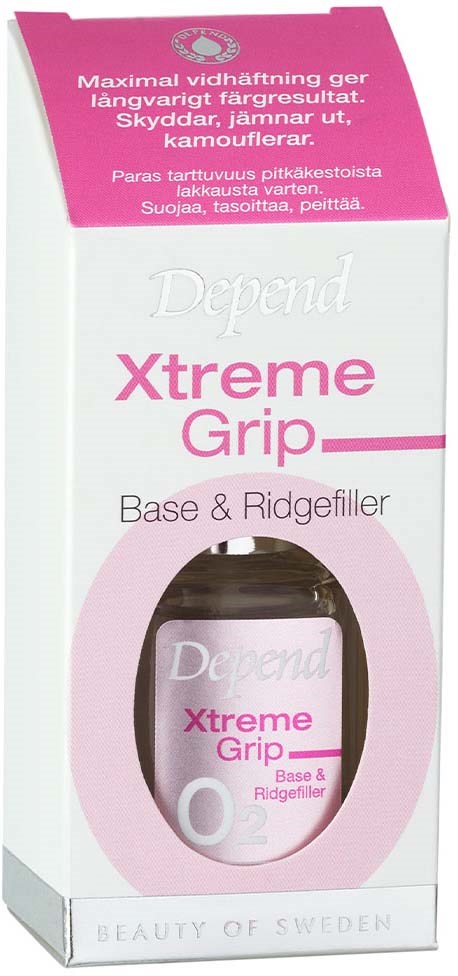 Depend O2 Nail Care Xtreme Grip Base & Ridgefiller 11 ml