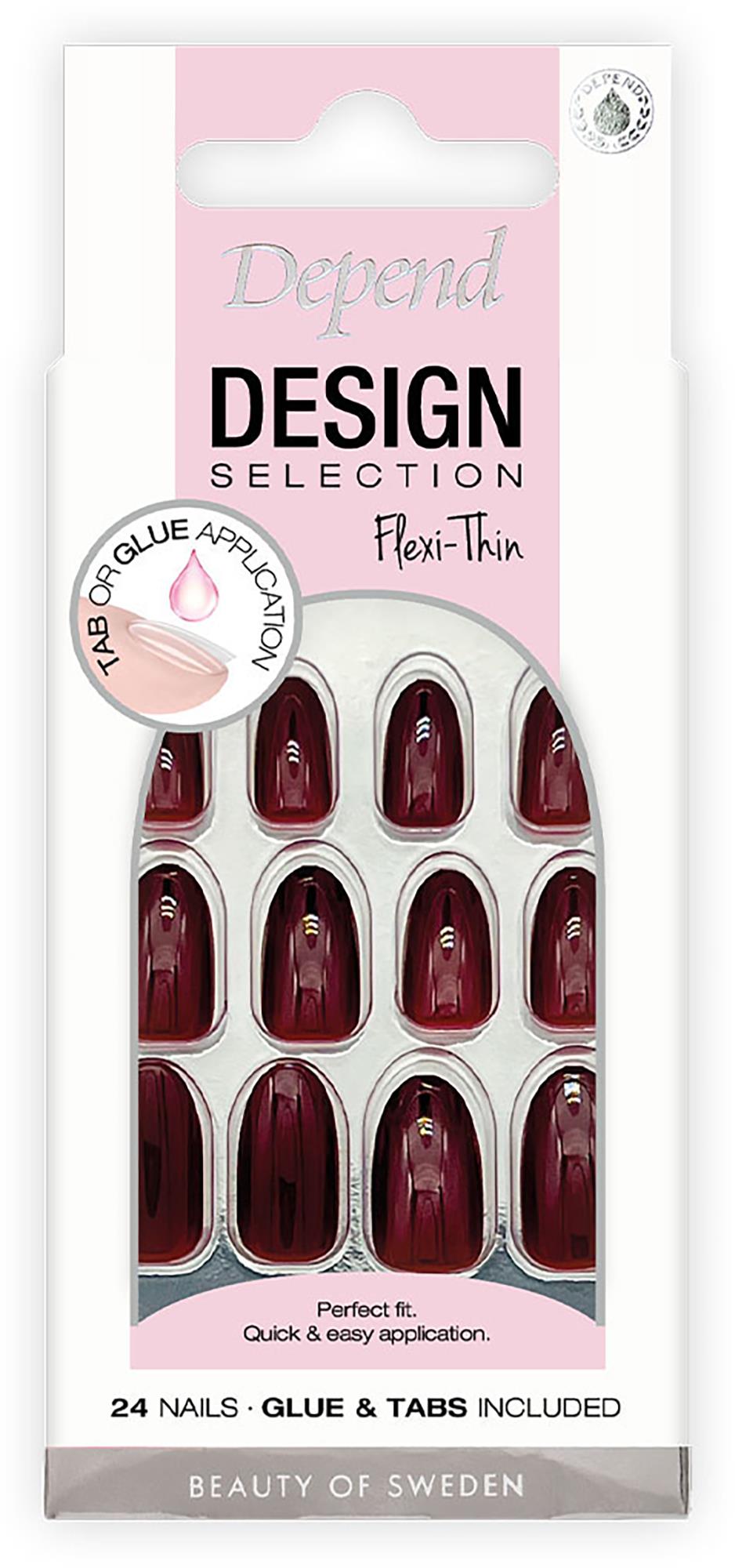 Depend Design Selection Bordeaux Red Medium Oval | lyko.com
