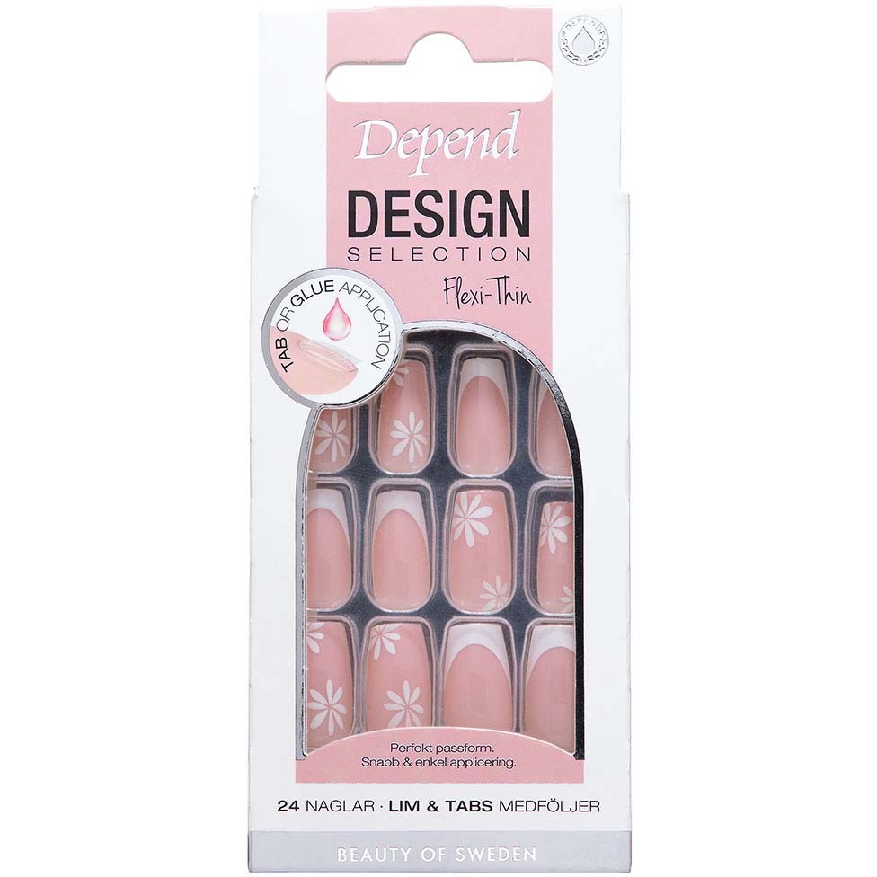 Depend Design Selection French Flower Blossom Short Coffin nord billede