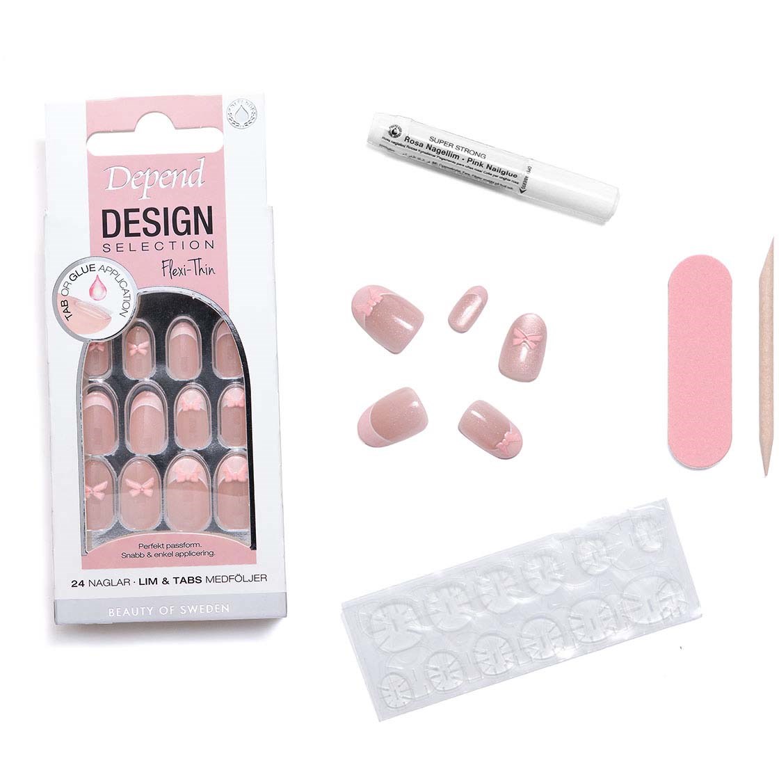 Depend Design Selection Pink Bow Oval nord (obrázok 3)