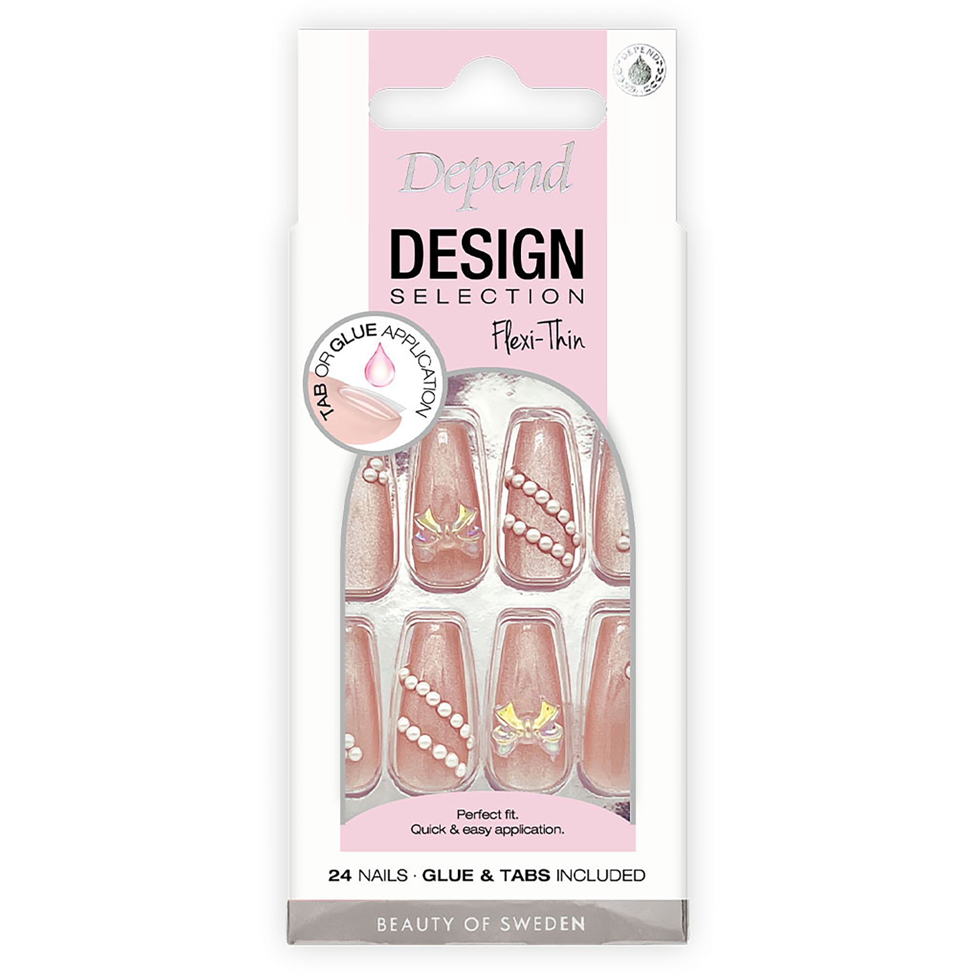 Depend Design Selection Pink Shimmer Decor Coffin