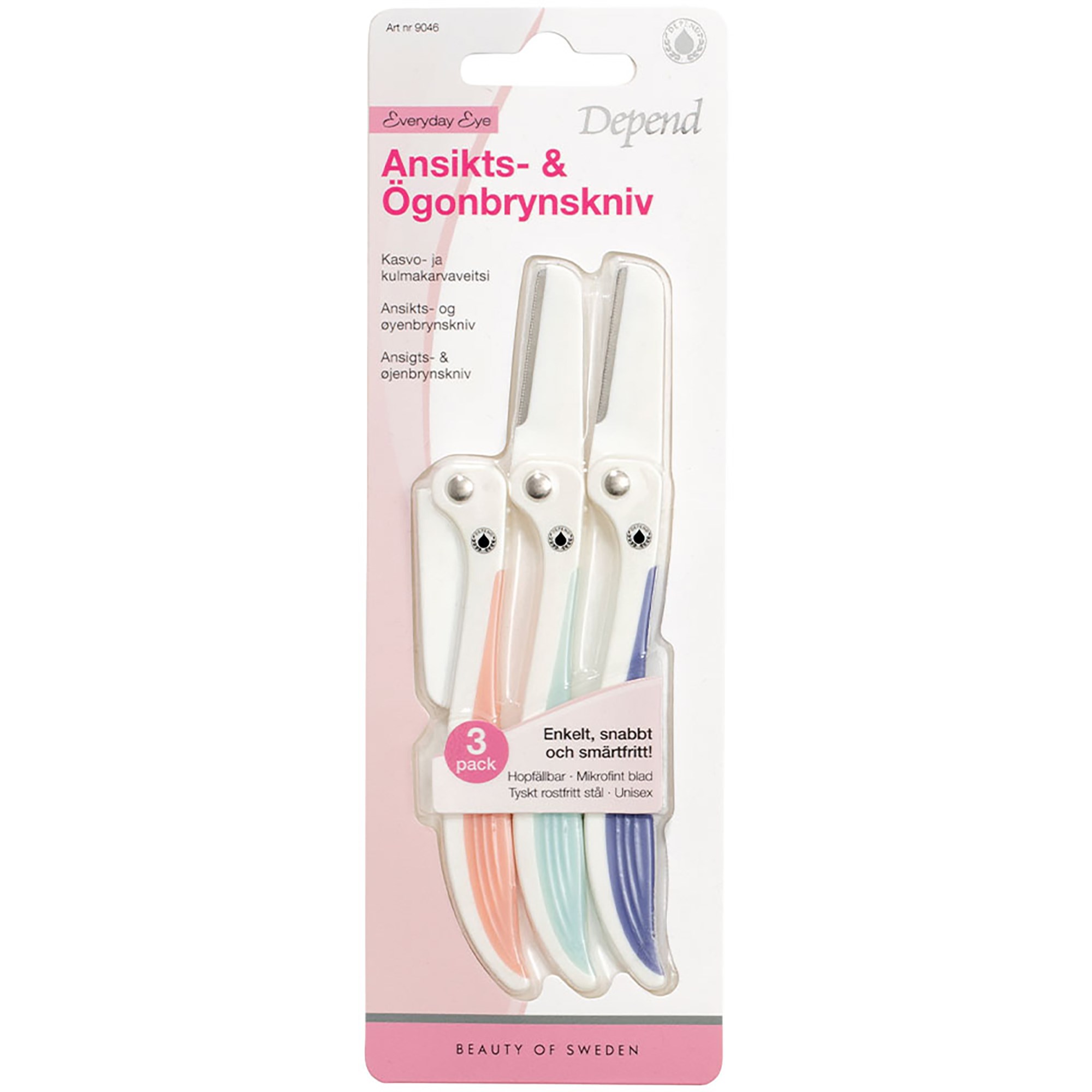 Depend Everyday Eye Facial and Eyebrow Razor