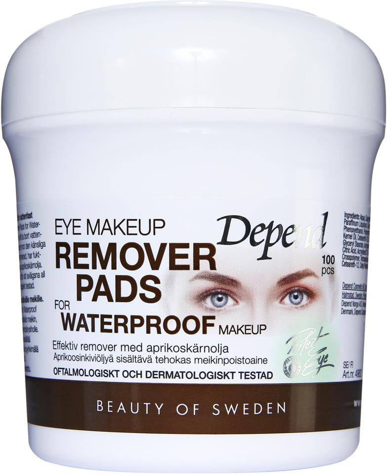 Depend Eye Makeup Remover Pads Waterproof