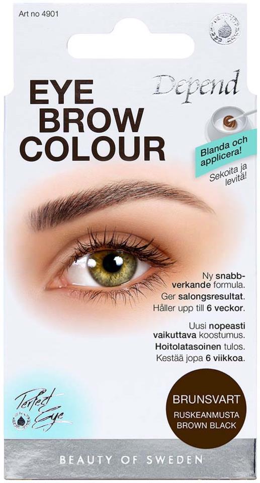 Depend Eyebrow Colour Brown black