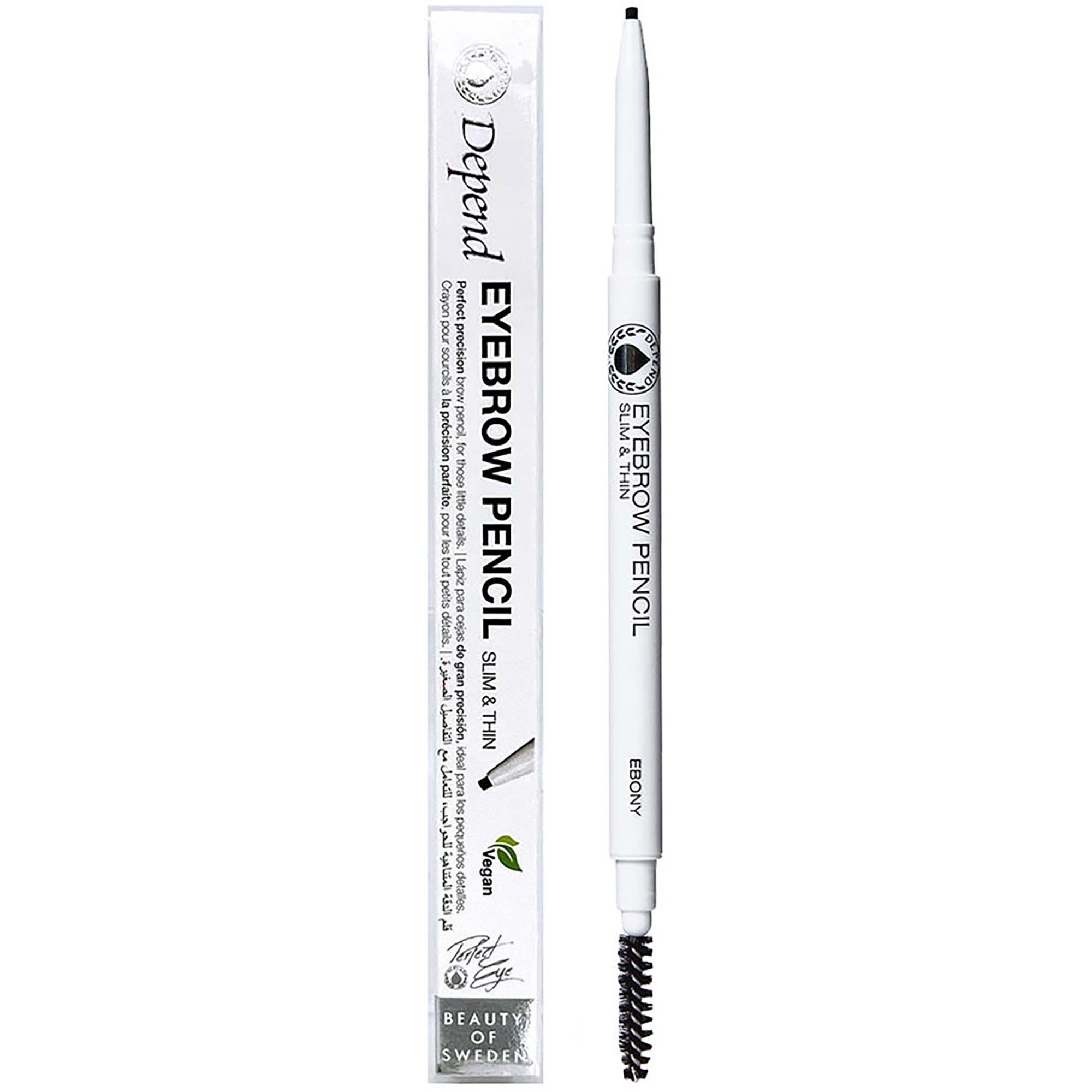 Depend Perfect Eye Eyebrow Pencil Slim & Thin Ebony