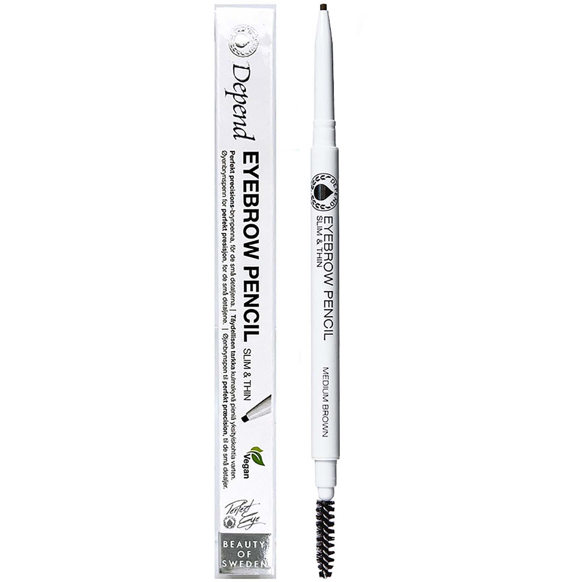 Depend Perfect Eye Eyebrow Pencil Slim og Thin Medium Brown