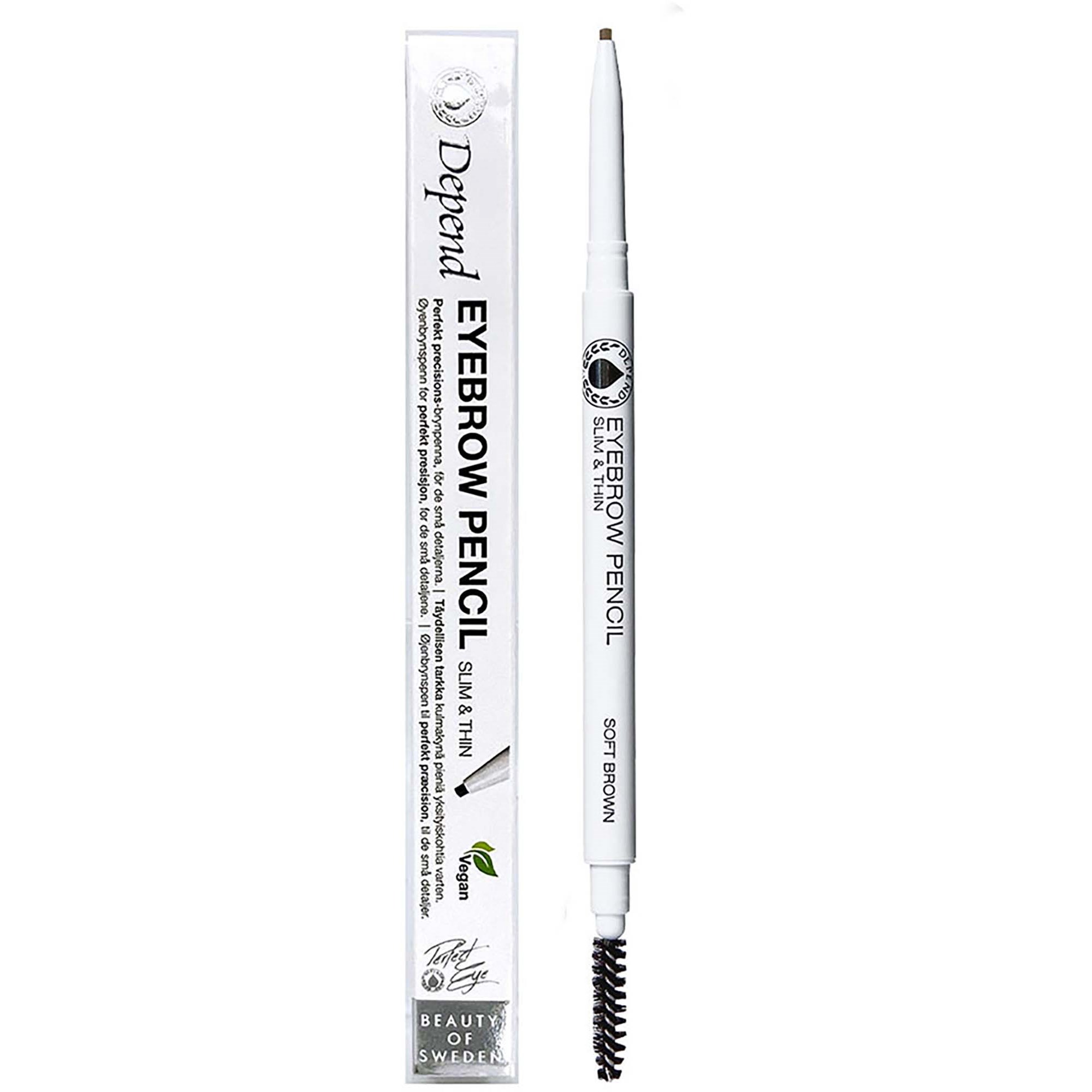 Depend Perfect Eye Eyebrow Pencil Slim og Thin Soft Brown