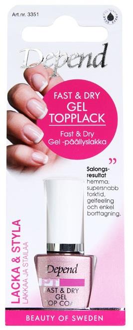 Depend Fast & Dry Gel Topplack