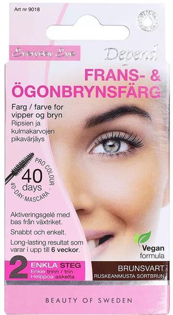 Depend Everyday Eye Lash & Brow Tint Black