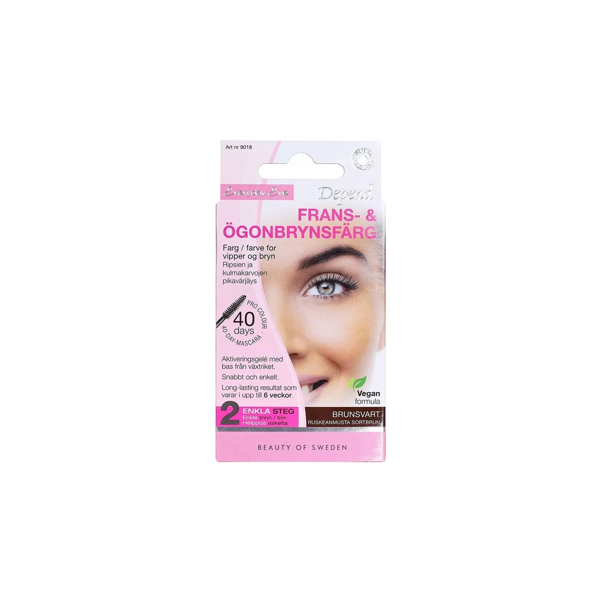 Depend Everyday Eye Lash & Brow Tint Black Brown
