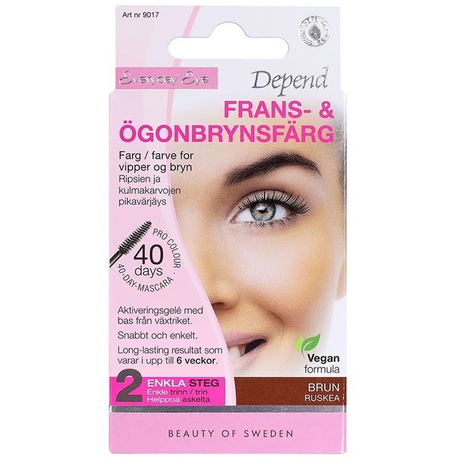 Depend Everyday Eye Lash & Brow Tint Brown billede