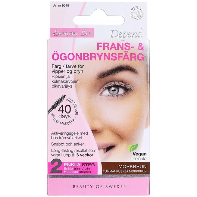 Depend Everyday Eye Lash & Brow Tint Dark Brown billede