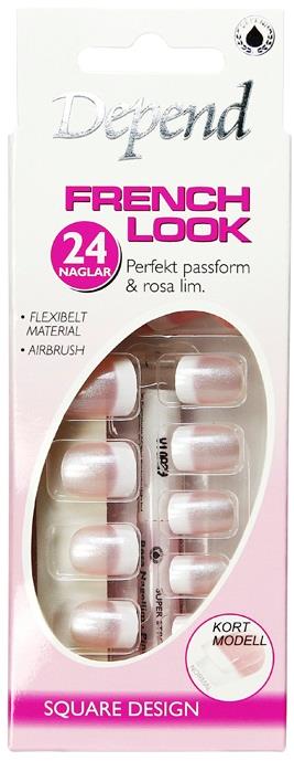 Depend French Look Kort Square Rosa 6