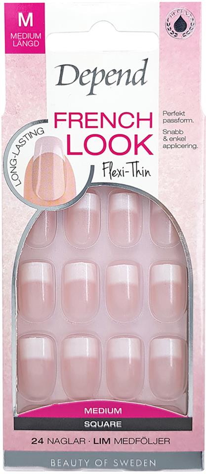 Depend French Look Pink Shimmer Medium