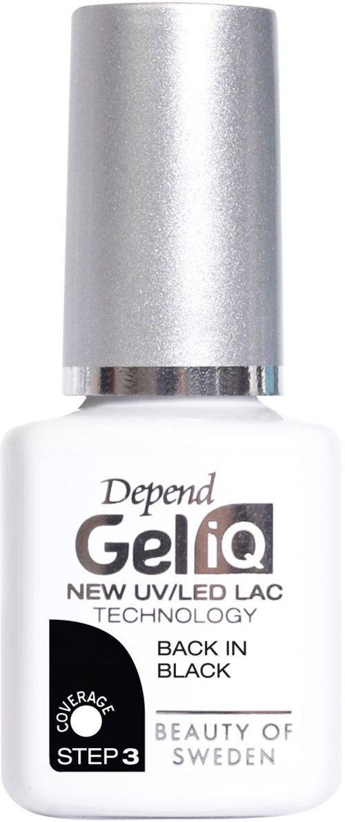 Depend Depend Gel iQ Gel Nail Polish Back in Black