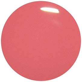 En enkel rosa ball med blank overflate og et lite reflekteringslys.
