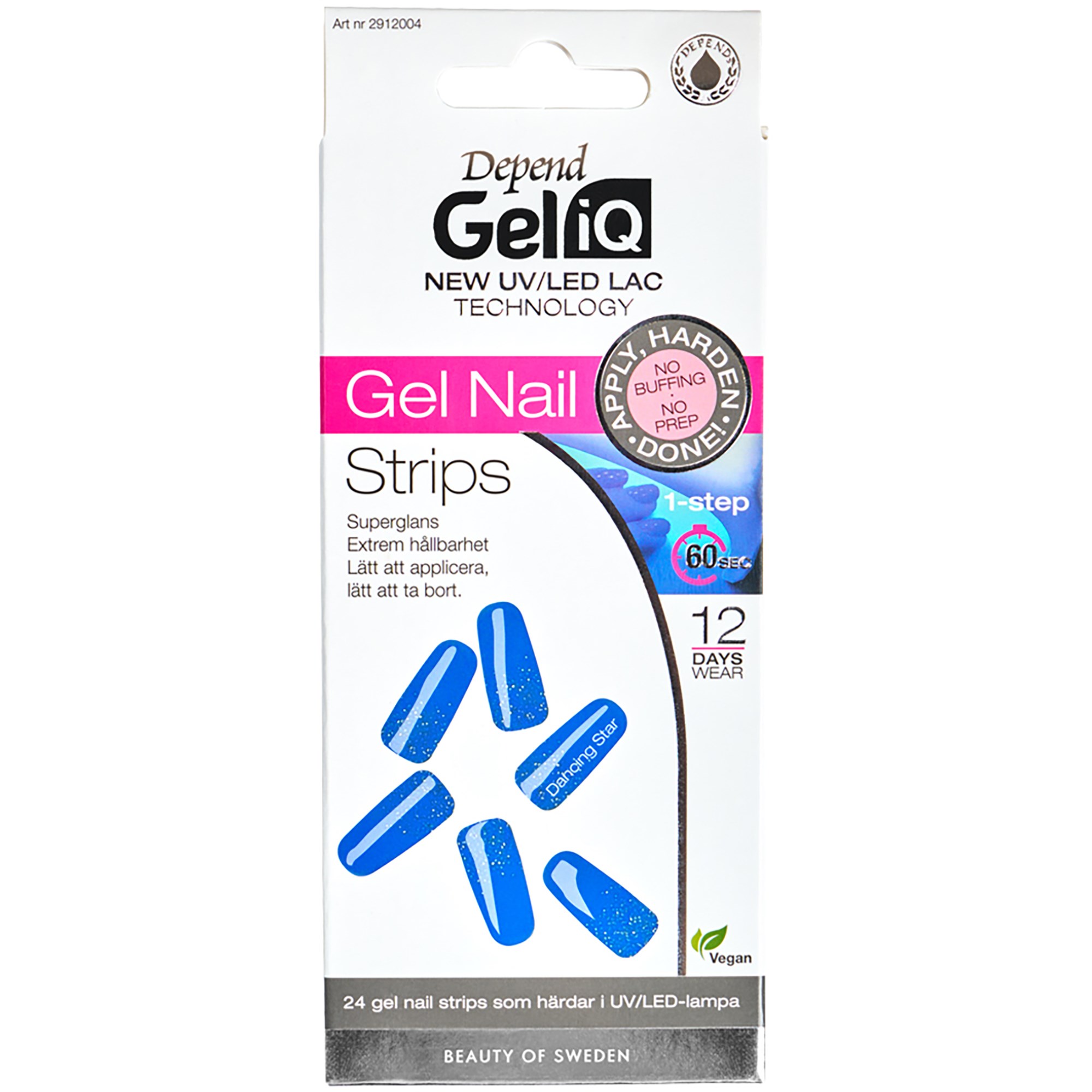 Depend Gel iQ Gel Nail Strips Dancing Star