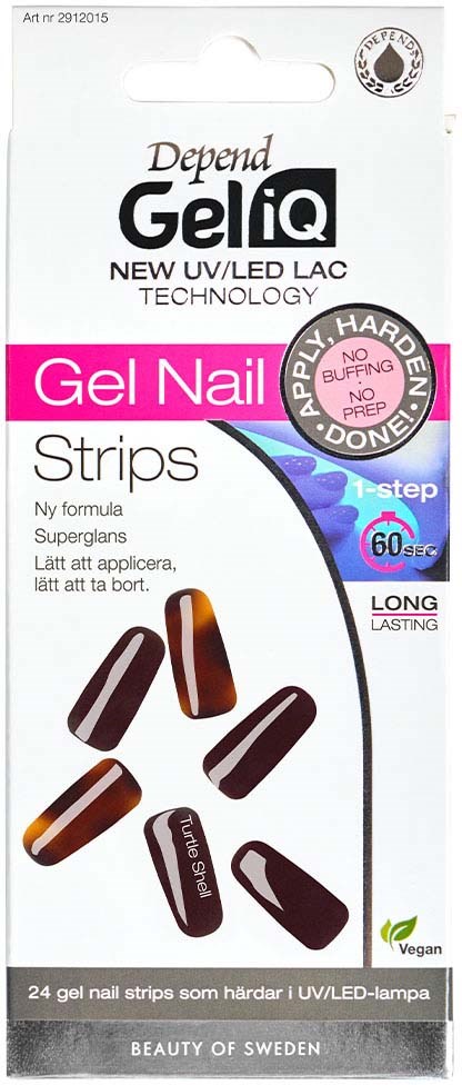 Depend Gel iQ Gel Nail Strips Turtle Shell