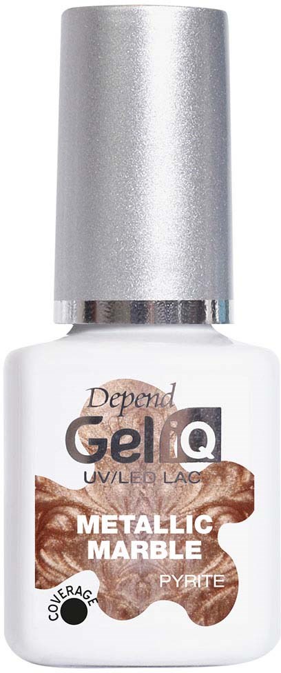 Depend Gel iQ Effects Metallic Marble Pyrite