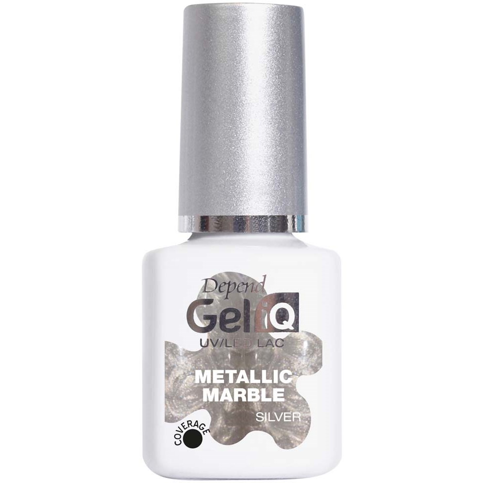 Depend Gel iQ Effects Metallic Marble Silver