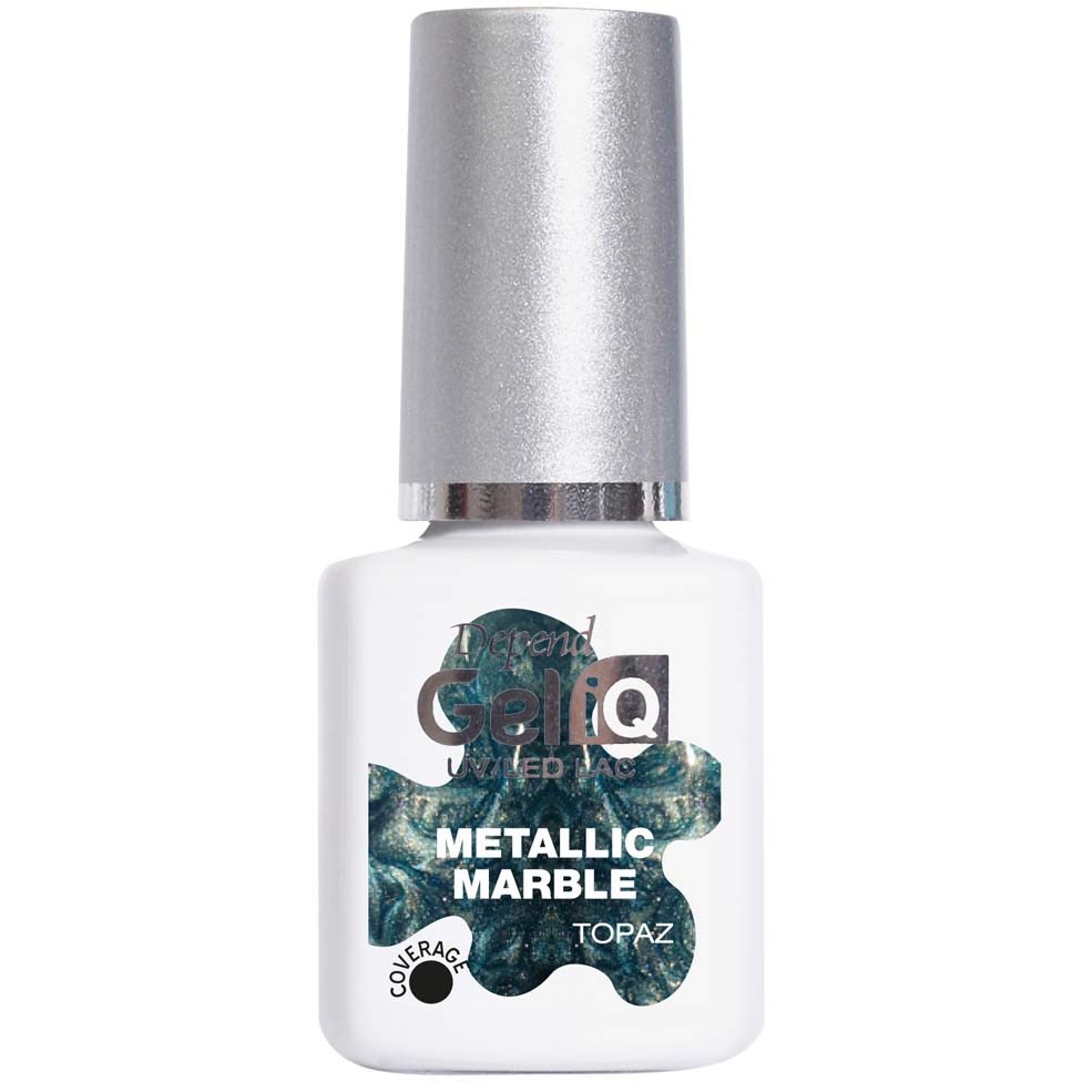 Depend Gel iQ Effects Metallic Marble Topaz