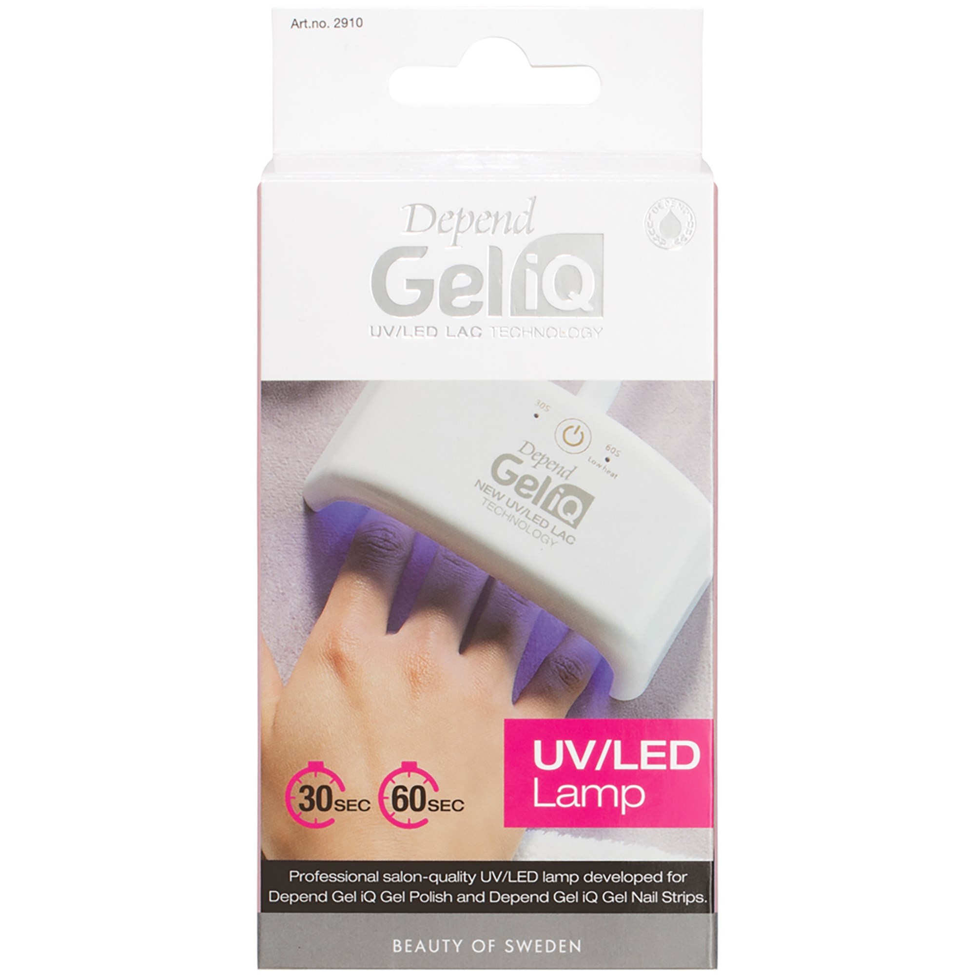 Depend Gel iQ Mini LedLamp + adapter billede