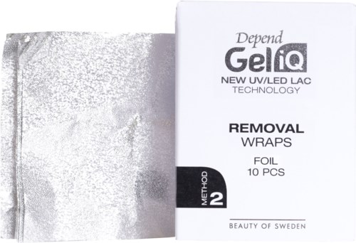Depend Gel iQ Removal Wraps Foil 10 pcs