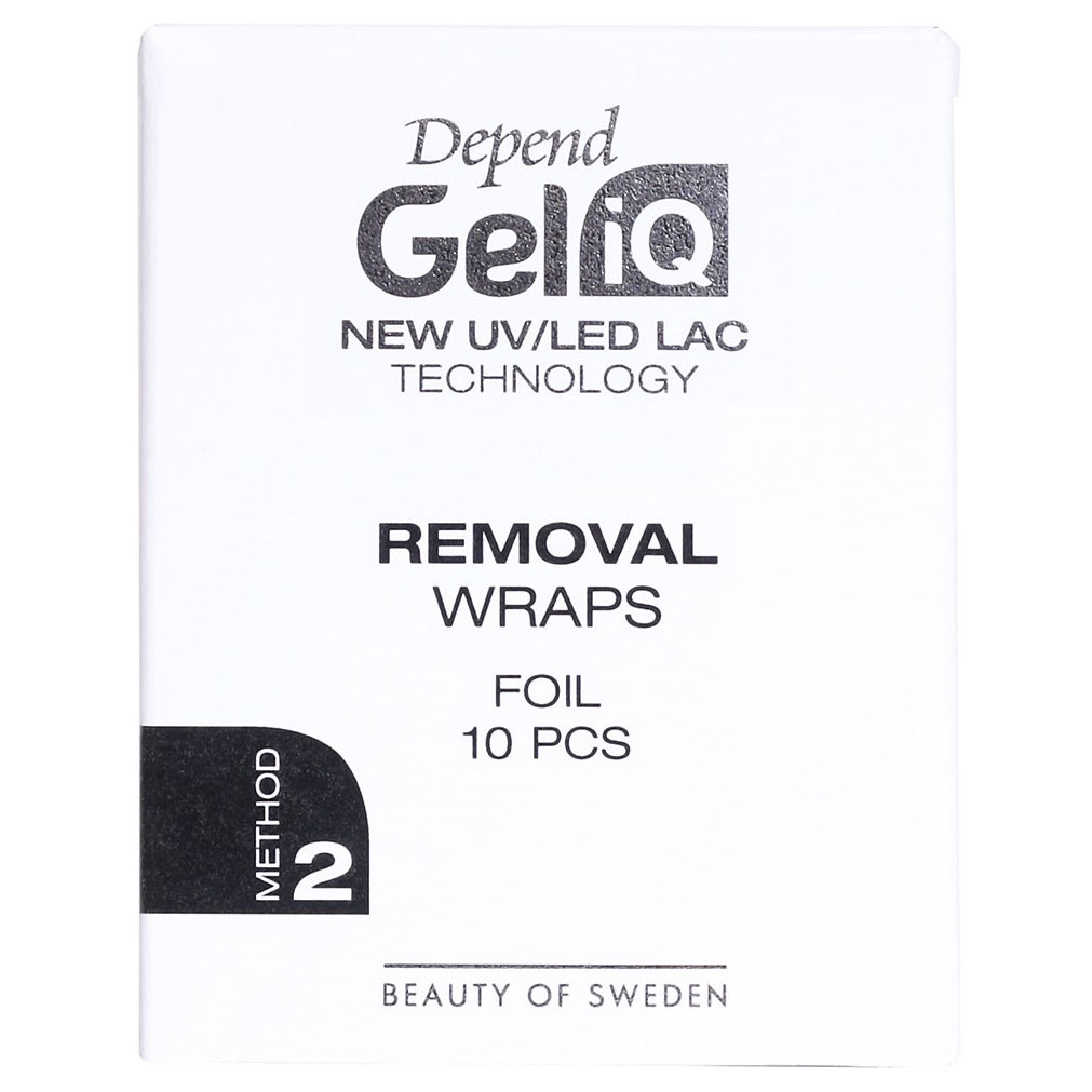 Depend Gel iQ Removal Wraps Foil 10 pcs