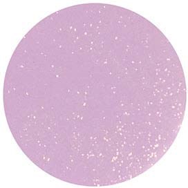 En lila cirkel med vita prickar som liknar stjärnor eller glitter inuti. Inga andra objekt eller detaljer är synliga.