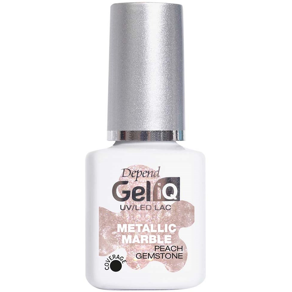 Depend Gel iQ Effects Metallic Marble Peach Gemstone
